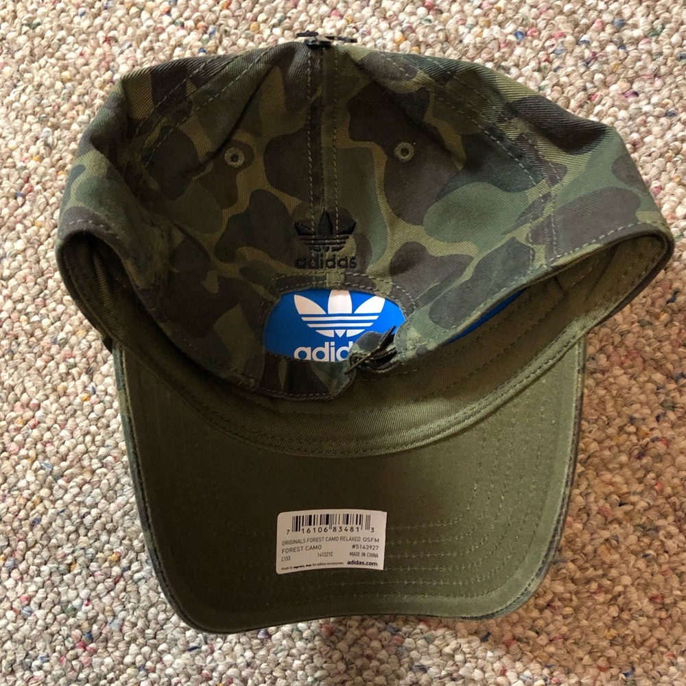 ๐ adidas Originals Forest Camouflage Relaxed Hat - Picture 5 of 8